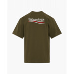 TEE BALENCIAGA POLITICAL GREEN