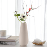 Manufacture Collier vase, 11,5 x 26 cm, Carré, beige