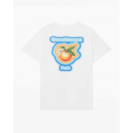 T-Shirt - Radiating Orange - White