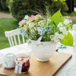 Colourful Spring petit vase, blanc/vert