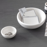 NewMoon - Petit bol blanc, en porcelaine haut de gamme