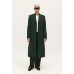 Manteau droit mi-long