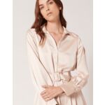 Robe Ralistea-Robe chemise ceinturée champagne