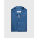 Chemise Carl en denim bleu