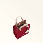 FURLA VARSITY STYLE MINI TOTE N/S - VITELLO ROMA RABBIT CNY