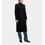 Manteau Militaire Avec Large Col Et Revers, Croise Femme