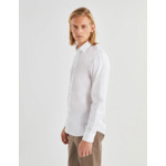 Chemise Voyage Contemporaine en popeline blanche