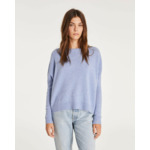 Pull amelie Pull Cachemire Col Rond Oversize Femme, 2 fils