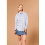 Chemise Clarence-bleu ciel en popeline