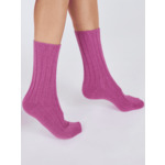 Chaussettes cachemire Irene ORCHIDEE