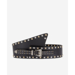 Ceinture Large Taille Haute Avec Pieces Metalliques