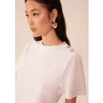 T-Shirt Tara-Blanc en Coton