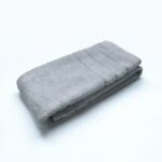 Serviette de toilette DODO MINERAL - Coloris GRIS CLAIR