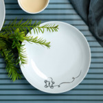 Statement Lines - Assiette creuse « XMAS «, ⌀18 cm