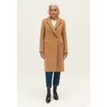 Manteau mi-long laine mélangée