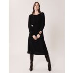 Robe Ryllya-Robe fluide noire