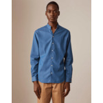 Chemise Carl en denim bleu