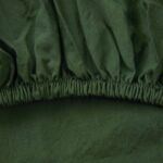 Lacoste - Drap housse en percale de coton vert, L Chic