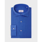 Chemise Aristote en lin bleu