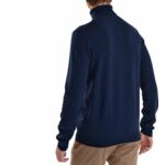 Pull homme col roulé uni Nachrol en cachemire