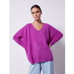 Pull poncho cachemire col V Faustine BERRY