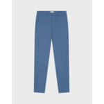 Chino maxence en twill de coton bleu