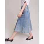 Jupe midi en denim