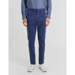 Chino Maxence en coton bleu