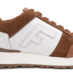 Sneakers RALPH Blanc et Marron