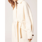 Manteau Maxence Ecru en Laine