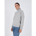 Pull col roulé ML Vekina ACIER