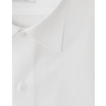 Chemise Prestige contemporaine en popeline Giza 87 blanche