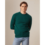 Pull emile en laine et cachemire vert