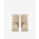 Boots En Cuir Et Shearling Moon