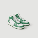 Sneakers montantes en cuir