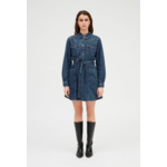 Robe courte denim mid-blue