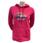 Hawkins Cliff Graphic Hoodie Femme Rose