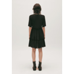 Robe courte volants noire