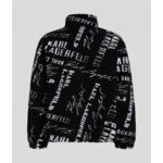 LOGO JACQUARD FLEECE JACKET