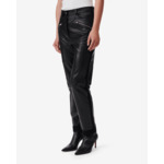 Pantalon Droit En Cuir Aysel