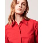 Chemise Camille-Chemise en coton rouge