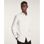 Chemise En Popeline Stretch Homme