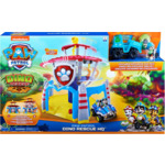 Paw Patrol - Quartier General Pat' Patrouille – Dino Rescue avec Figurines Dinosaure et Rex