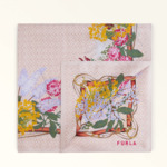 CLASSIC CARRE' 90X90 - SETA TWILL ST.FLOWERS AND ARCHES