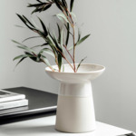 Winter Glow - Petit vase, blanc, en porcelaine