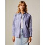 Chemise charlotte rayée bleue