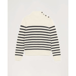 Pull Col Montant Mariniere A Boutons