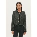 Veste tweed bicolore