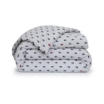 Lacoste - Housse de couette en coton bleu, L Lacoste