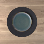 Lifestyle Accessoires - set de table, rond, hippo noir